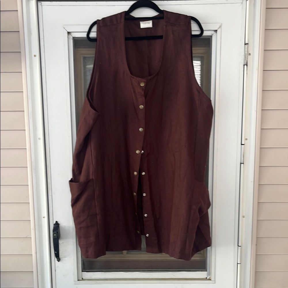 Conscious clothing snap smock